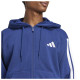 Adidas Ανδρική ζακέτα Essentials 3-Stripes Fleece Full-Zip Hoodie